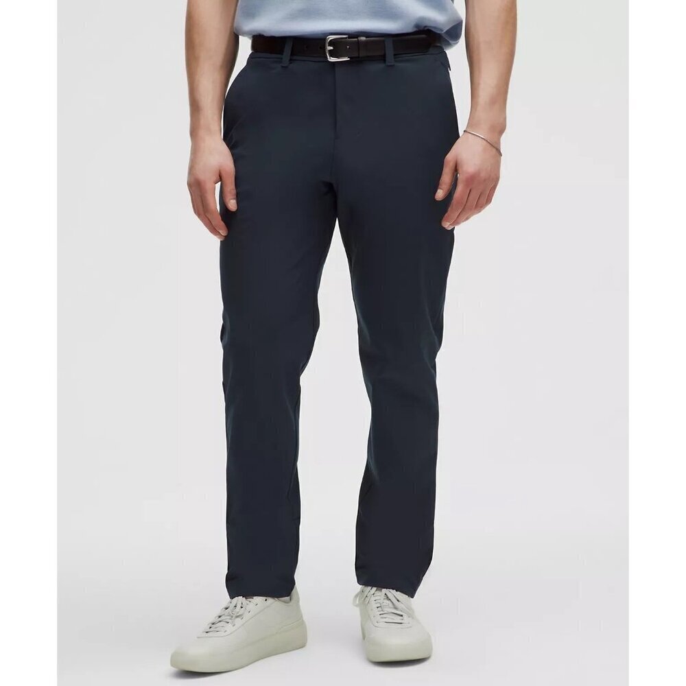Lululemon Athletica ABC Classic-Fit Trouser Men’s Size 34 Warpstreme Pants Navy